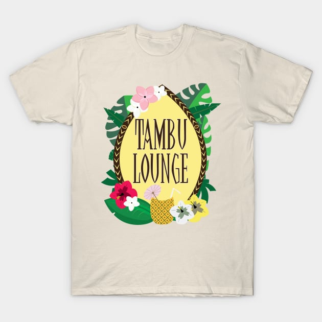 Tambu Lounge - Polynesian Village T-Shirt by WearInTheWorld